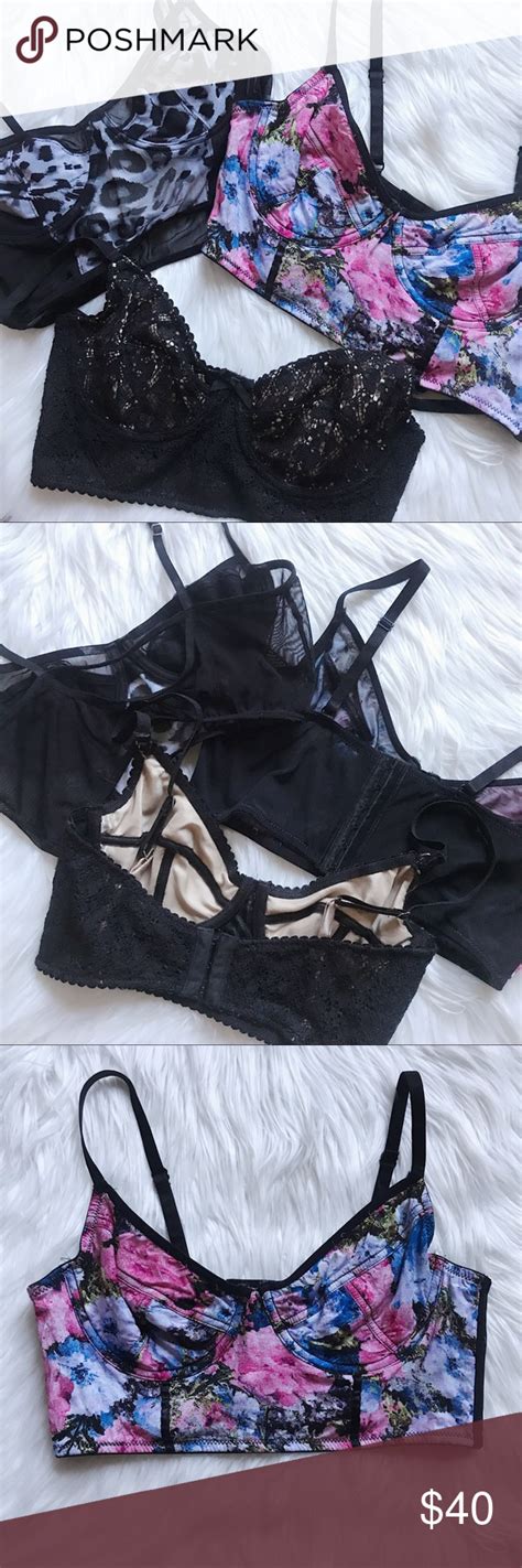 🖤 Mesh And Lace Bralettes Bundle 🖤 Lace Bralette Fashion Bralette