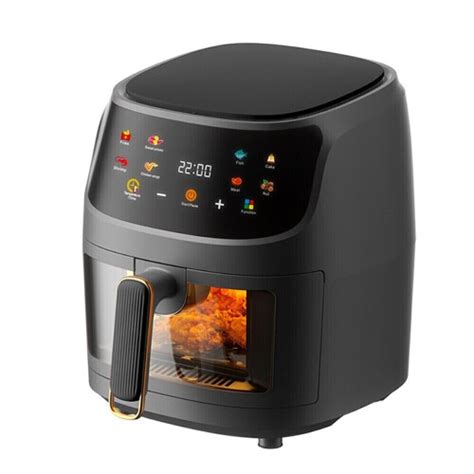 Dbl Max Digital Touch Screen Air Fryer 5 Litre Grey On Onbuy