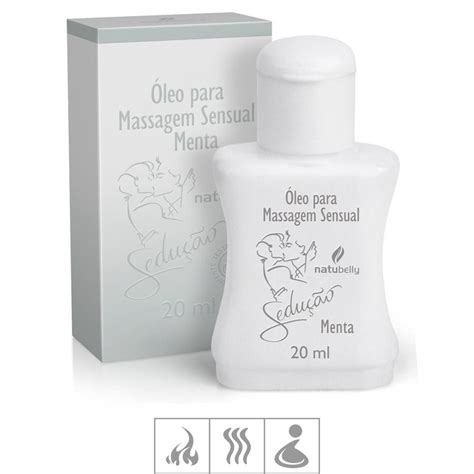 Óleo Para Massagem Sensual Sedução Natubelly ml Menta Único Sex Shop Atacado Star