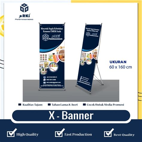 Jual Promo Cetak X Banner 60 X 160 Cm Lebih Kokoh Dari X Banner