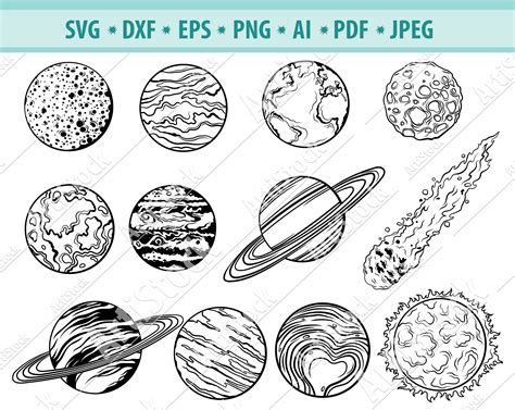 Solar System Svgplanets Svg Space Svg Earth Svg Moon Svg Etsy Porn Sex Picture