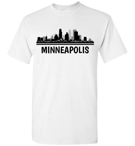 Minneapolis, WI Skyline T-Shirt | Custom Gifts Etc.