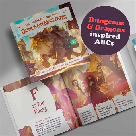 Dnd Alphabet Abc Baby Book Dungeons And Dragons Inspired Childrens