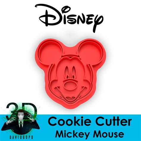 Fichier Stl D Coupeur Bisc Biscuits M Mickey Mouse Disney Design