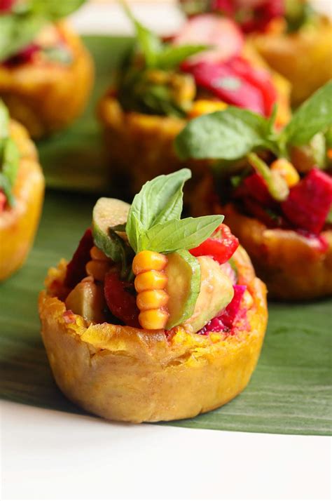 Plantain Cups With Shrimp Tostones Rellenos De Camarones Keesha S