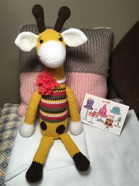 Crochet Fashionable Giraffe Etsy