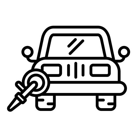 Headlight Restoration Line Icon Vector Art At Vecteezy