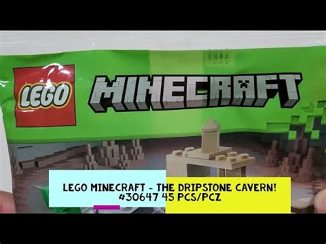 LEGO Minecraft POLYBAG The Dripstone Cavern YouTube