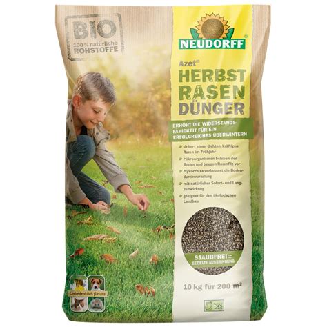 Neudorff Azet Herbst Rasen Dünger 10 kg 639538