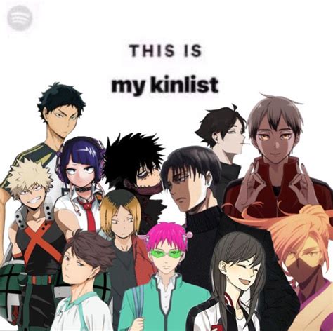 My Kin List Anime Anime Guys Anime Memes