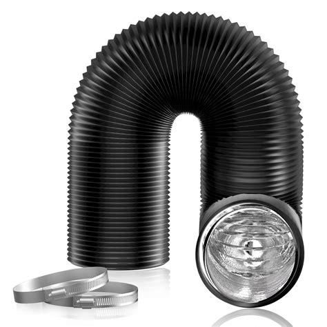 Honandguan 8 Inch 16 Ft Long Air Ducting Heavy Duty Four Layer Protection Dryer Vent Hose For