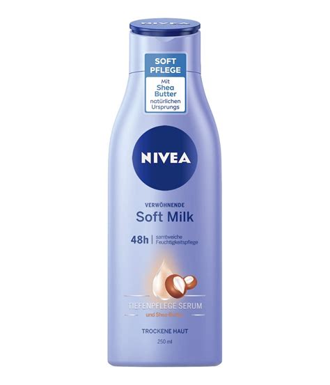 NIVEA Verwöhnende Soft Milk 400 ml Body Milk für trockene Haut mit