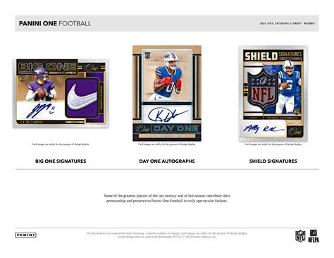 2024 Panini ONE NFL Football Cards