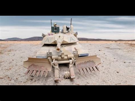 Custom Motormax M A Abrams With Mine Plow Youtube