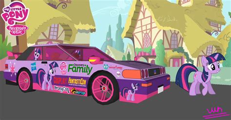 mlp fim twilight sparkle car wallpaper  markharriert  deviantart