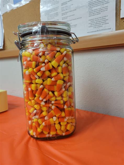 Request How Many Candy Corns In The Jar Rtheydidthemath