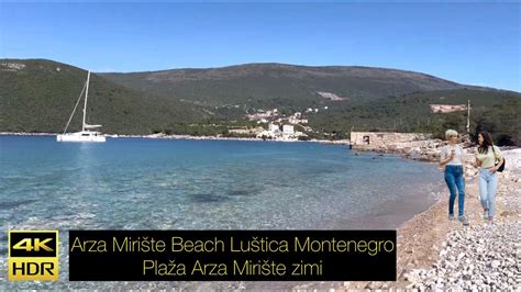 Arza Miri Te Beach Lu Tica Montenegro Crna Gora March Pla A Arza