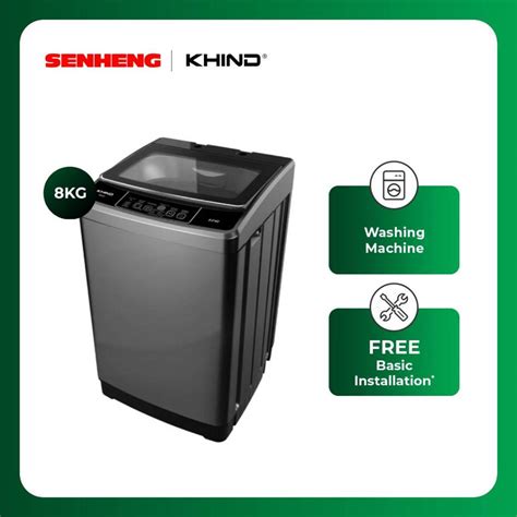 Khind 8kg Fully Auto Washing Machine WM80A Shopee Malaysia