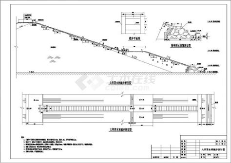 某地区水库大坝cad规划详图水利枢纽土木在线