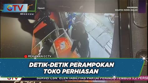 Bikin Warga Takut Tiga Pria Di Sumsel Nekat Rampok Toko Perhiasan