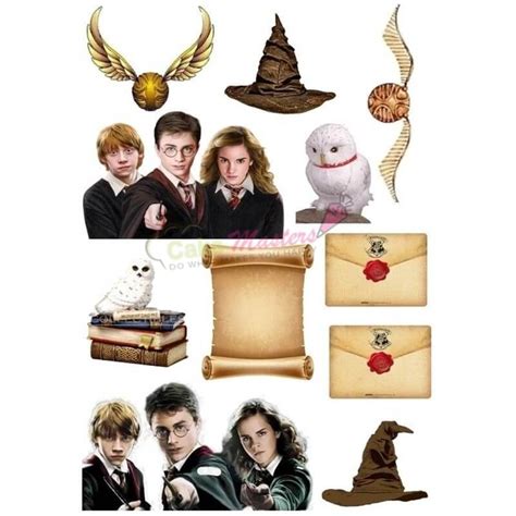 Poza Comestibila Pe Pasta De Zahar Icing Harry Potter 01353