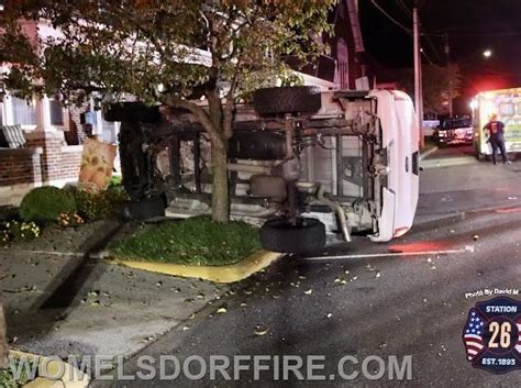 ENGINE ASSIST TO ROBESONIA CRASH - Womelsdorf Volunteer Fire Company #1