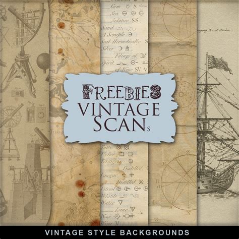 Freebies Background Kit In Vintage Style Far Far Hill Free Database