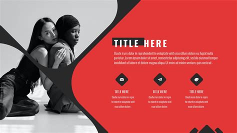 Red And Black Powerpoint Template