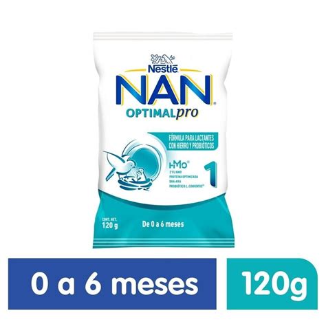 Fórmula para lactantes NAN 1 optimal pro de 0 a 6 meses 120 g Walmart