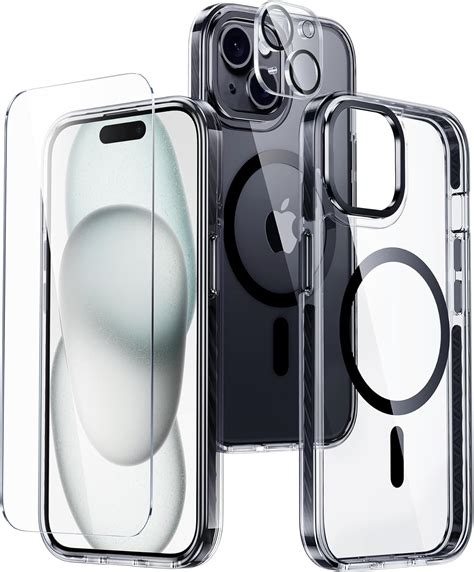 Amazon FNTCASE For IPhone 15 Plus Case Clear Case With Magnetic