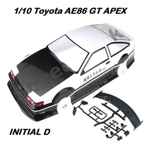 Jual Body Shell Toyota Ae86 Gt Apex 110 Rc Car Drift Hsp Hpi Tamiya