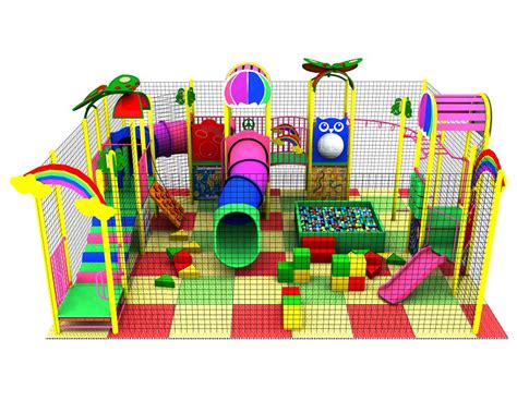 Indoor Playground Free 3d Model C4d Fbx Free3d