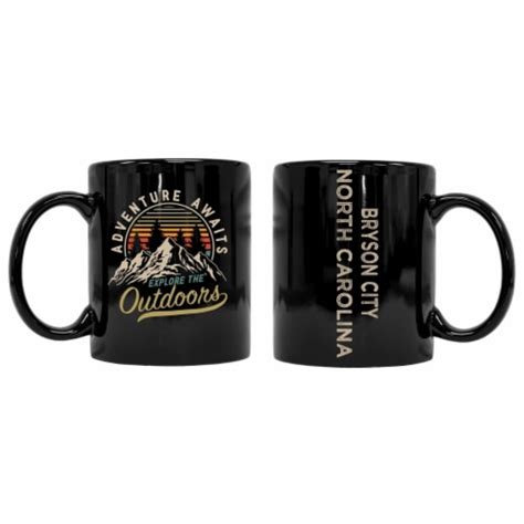 Bryson City North Carolina Souvenir Adventure Awaits 8 Oz Coffee Mug 2