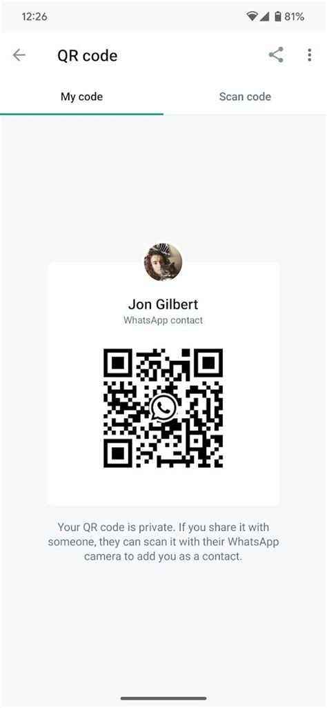Whatsapp How To Find And Share Your Qr Code