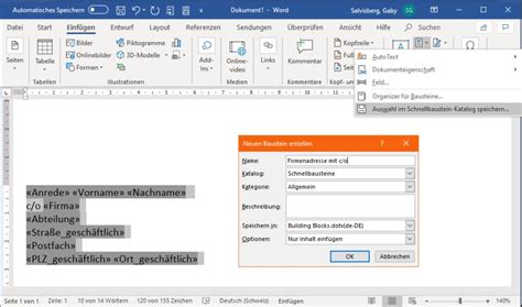 Word Mehrere Adresslayouts Verwalten Und Weitere Tipps Pctippch