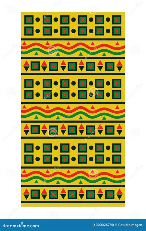 Aso Oke Fabric Stock Illustration Illustration Of Vector 300025790