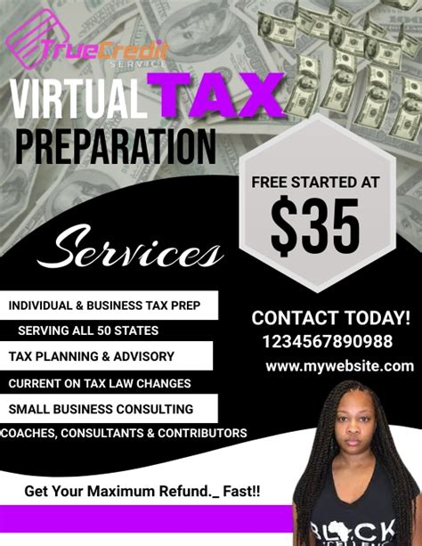 Tax Service Flyer Template Postermywall