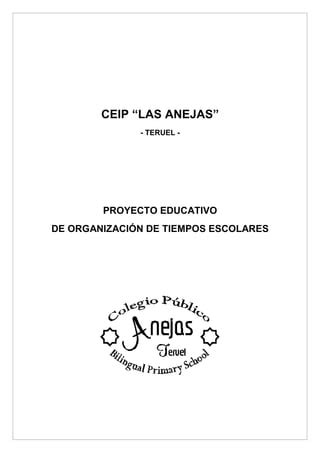 Proyecto Tiempos Escolares Pdf