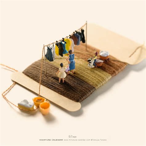 Miniature Calendar Miniature Photography Toys Photography Diaroma