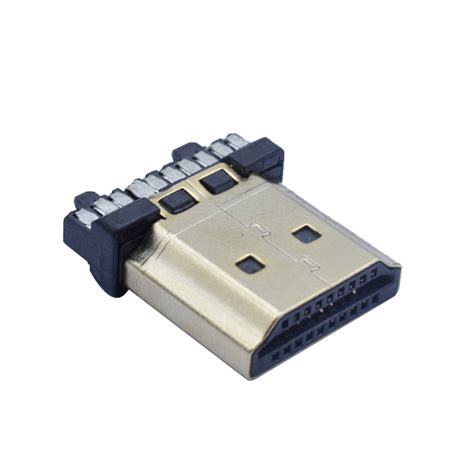 Best Hd Multimedia Interface Usb H D M I Male Socket Double Buckle Post Connector Manufacturer