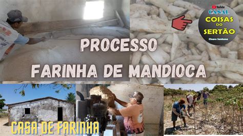 Casa de farinha no sertão de Alagoas O processo de farinhada YouTube