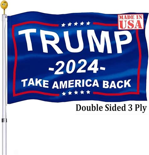 Utsang Trump 2024 Flags Double Sided 3x5 Outdoor Donald