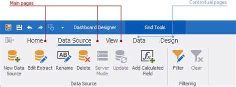 Ribbon Business Intelligence Dashboard Devexpress Documentation