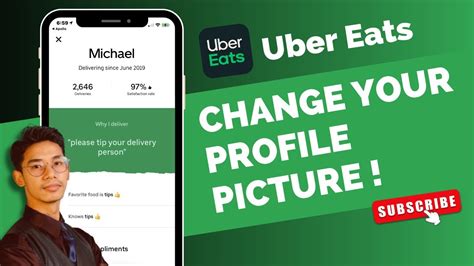 How To Change Uber Eats Profile Picture Youtube