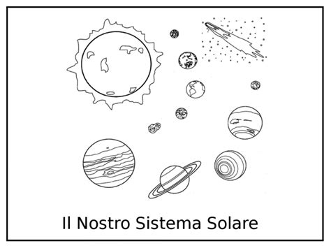 Sistema Solare Da Colorare