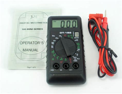 Мультиметр тестер DT-182, цена 330 грн — Prom.ua (ID#385147393)