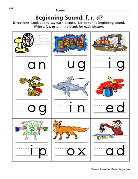 Beginning Sounds K L M Worksheets Worksheetscity