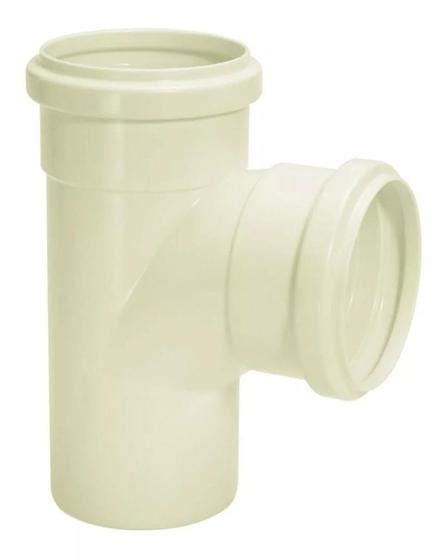 TE 40mm Pvc Branco Para Esgoto Kit 10 Conexão MULTILIT Cotovelo