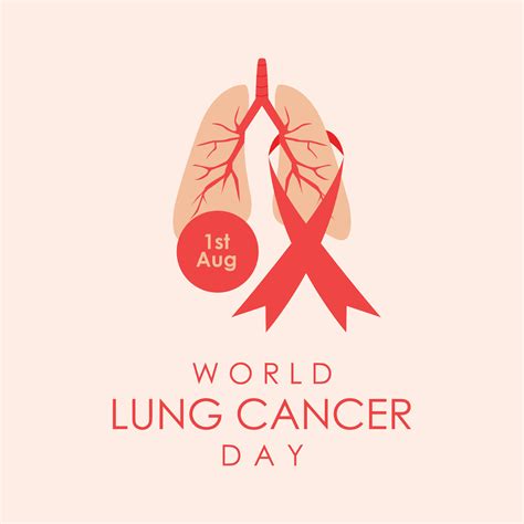 Flat World Lung Cancer Day Poster Template Vector 26386915 Vector Art At Vecteezy