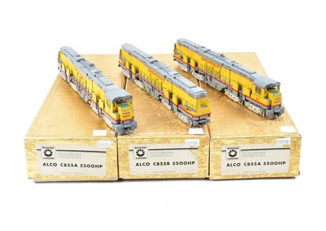 Ho Brass Oriental Limited Up Union Pacific Alco C855 Aba Set Custo